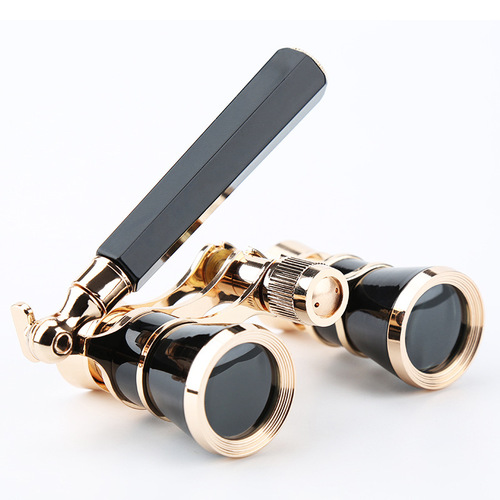 Mini binoculars for watching performances, high-definition viewing of plays and stage plays, retro small mini pocket telescopes 