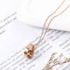 Advanced small design necklace stainless steel, hypoallergenic chain for key bag , accessory, high-quality style, wholesale