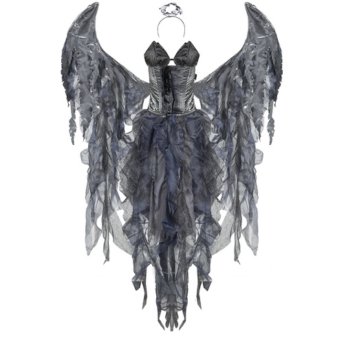 M-XL new Halloween dark angel costume Angel cosplay ghost festival elf angel stage costume