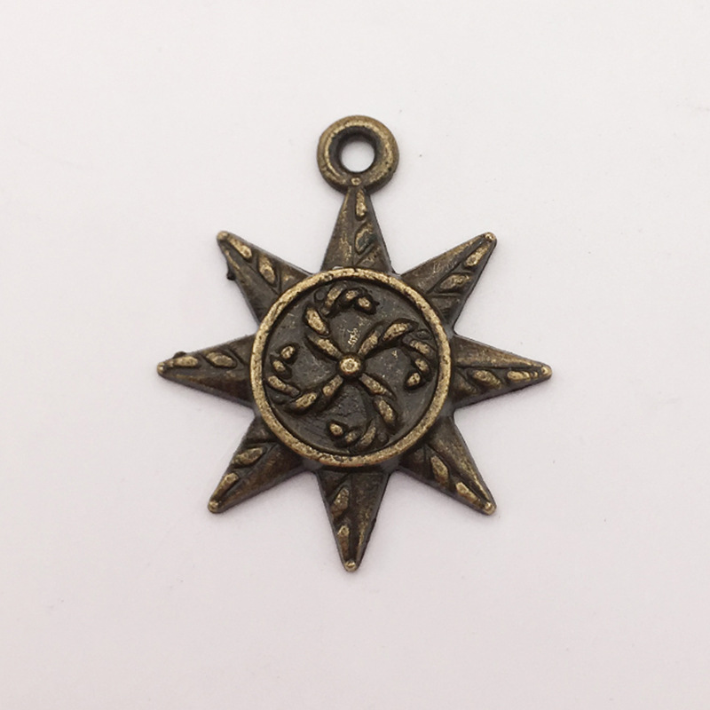 Accesorios de la joyeria DIY Hollow Star Luna sol meteoro aleacion joyeria colgante pendientes pulsera colgante