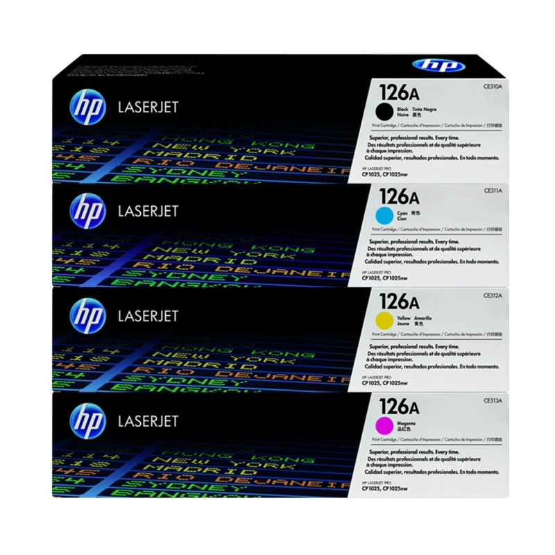 Original HP toner cartridge HP1025 CE310A 311 312 313 126A M175nw M175A Powder Box