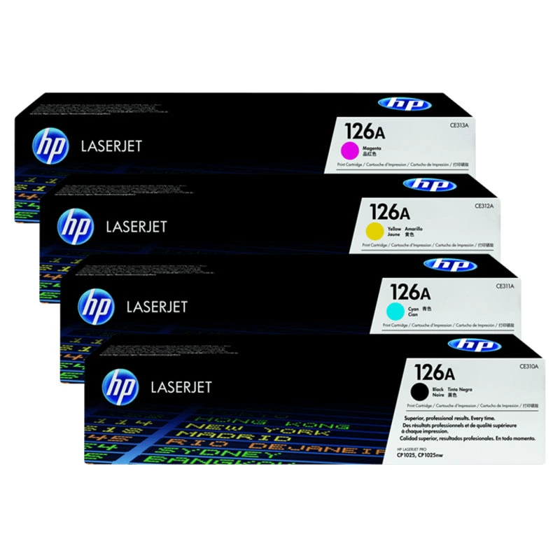 Original HP toner cartridge HP1025 CE310A 311 312 313 126A M175nw M175A Powder Box