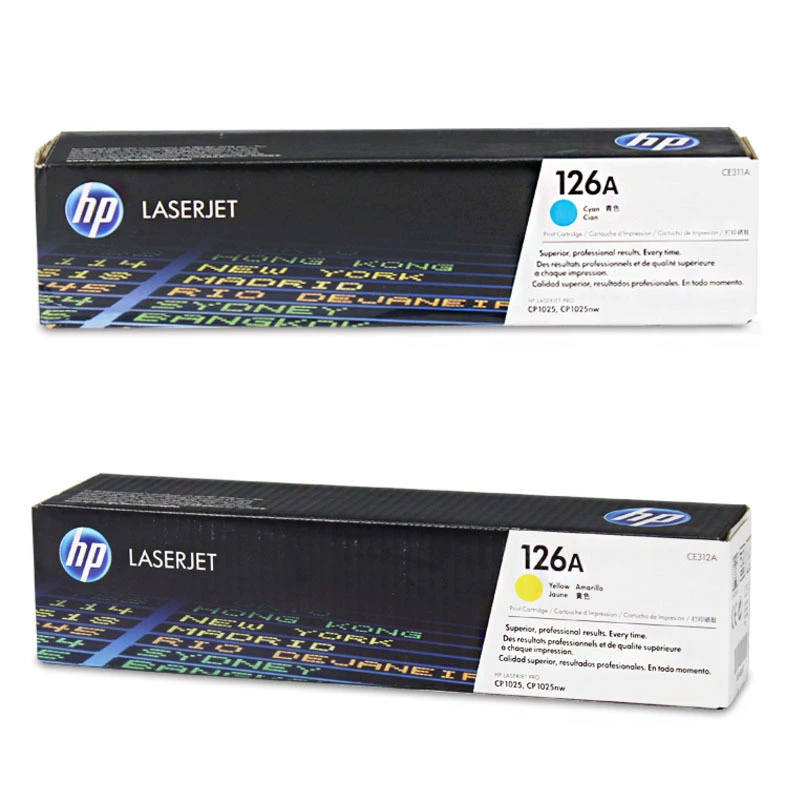 Original HP toner cartridge HP1025 CE310A 311 312 313 126A M175nw M175A Powder Box