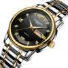 Golden belt black disk