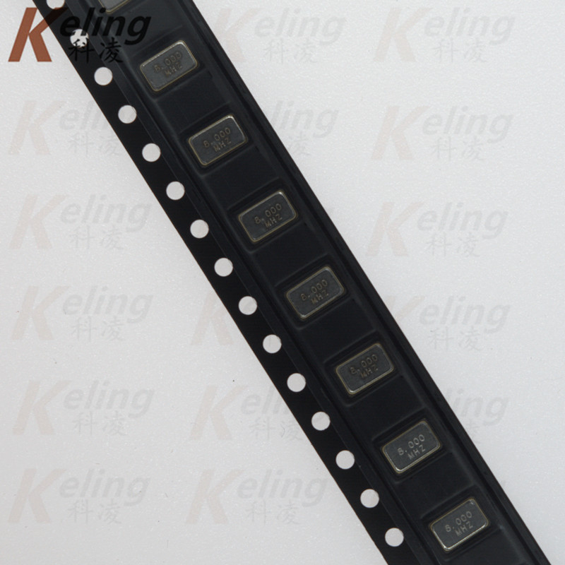 石英晶振谐振器SMD 贴片5032 金属面4脚 8.000MHZ 8.000 8M 12PF