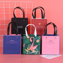 现货牛皮纸手提礼品袋礼盒礼物手提袋首饰珠宝手拎纸袋白卡纸袋