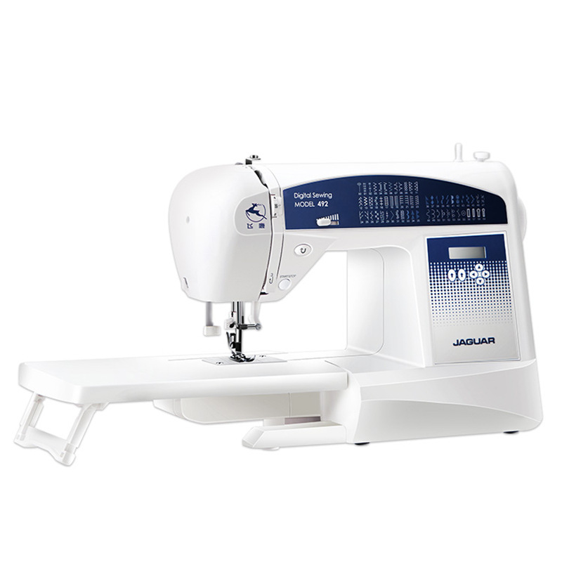 飞鹿新品492 家庭缝纫机家用多功能电子全自动家用机台式锁边吃厚