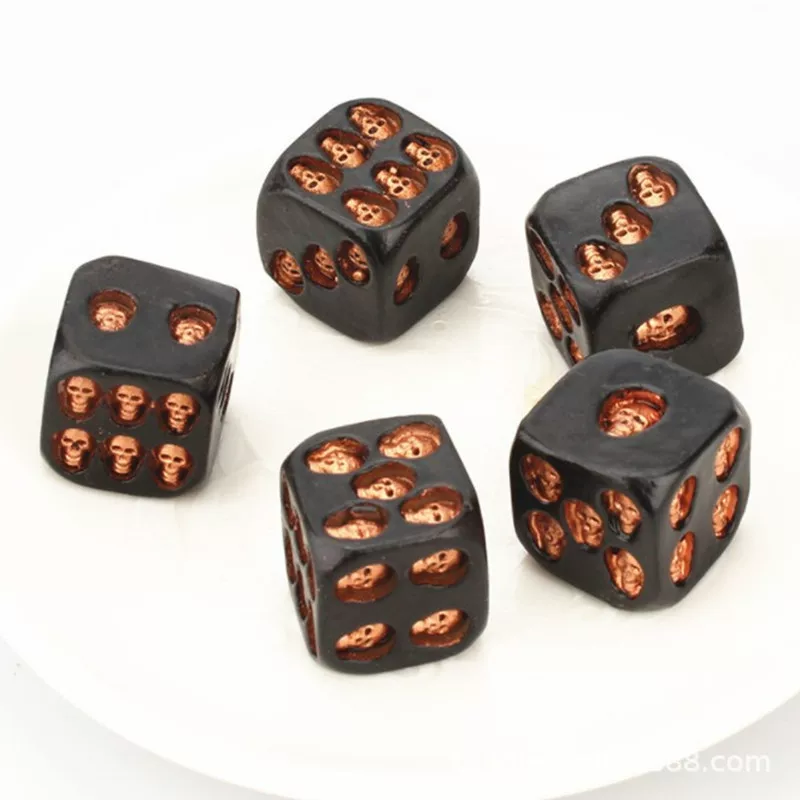 Череп-кубики черный набор игр новые и уникальные развлекательные игрушки творческий фестиваль карнавал барные аксессуары