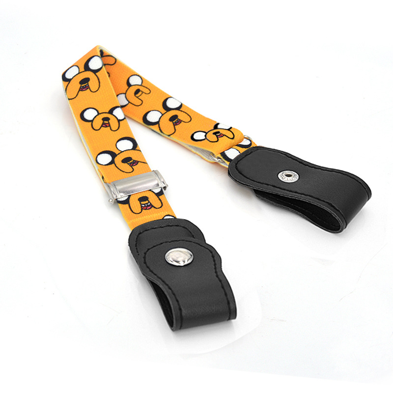 Cinturón para niños cinturón elástico para bebés niños y niñas pantalones elásticos cinturón pantalones anti-caída para niños con botón a presión en stock