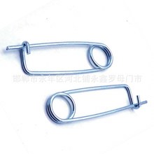 别针插销 贝雷弹簧销 钢桥梁片配件卡簧销 长方形锁销M2M3M4M5M6