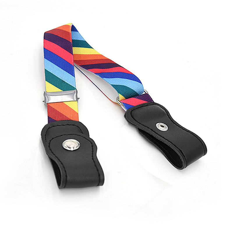 Cinturón para niños cinturón elástico para bebés niños y niñas pantalones elásticos cinturón pantalones anti-caída para niños con botón a presión en stock