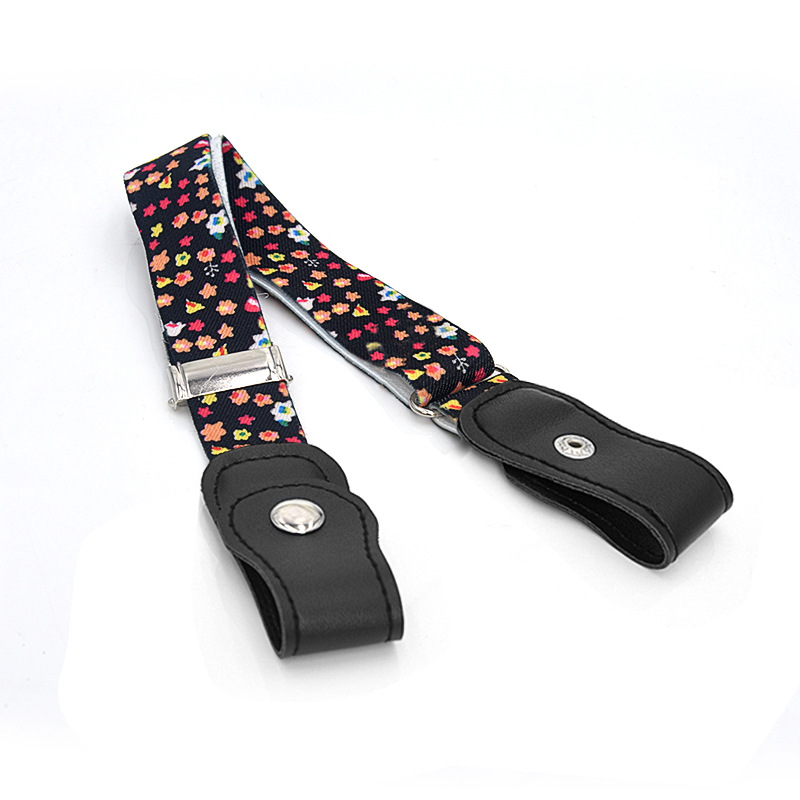 Cinturón para niños cinturón elástico para bebés niños y niñas pantalones elásticos cinturón pantalones anti-caída para niños con botón a presión en stock