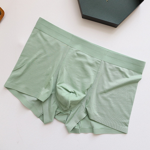 NS012 Lenzing 60 Count Modal Men's Underwear Boxers Super Soft Handle Solid Color Seamless