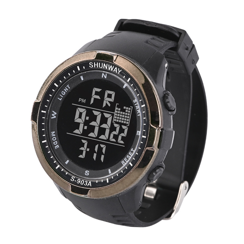 Children's watch Sports electronic watch Men's fashion leisure waterproof watch multi-functional luminous electronic watch_viptrois.com