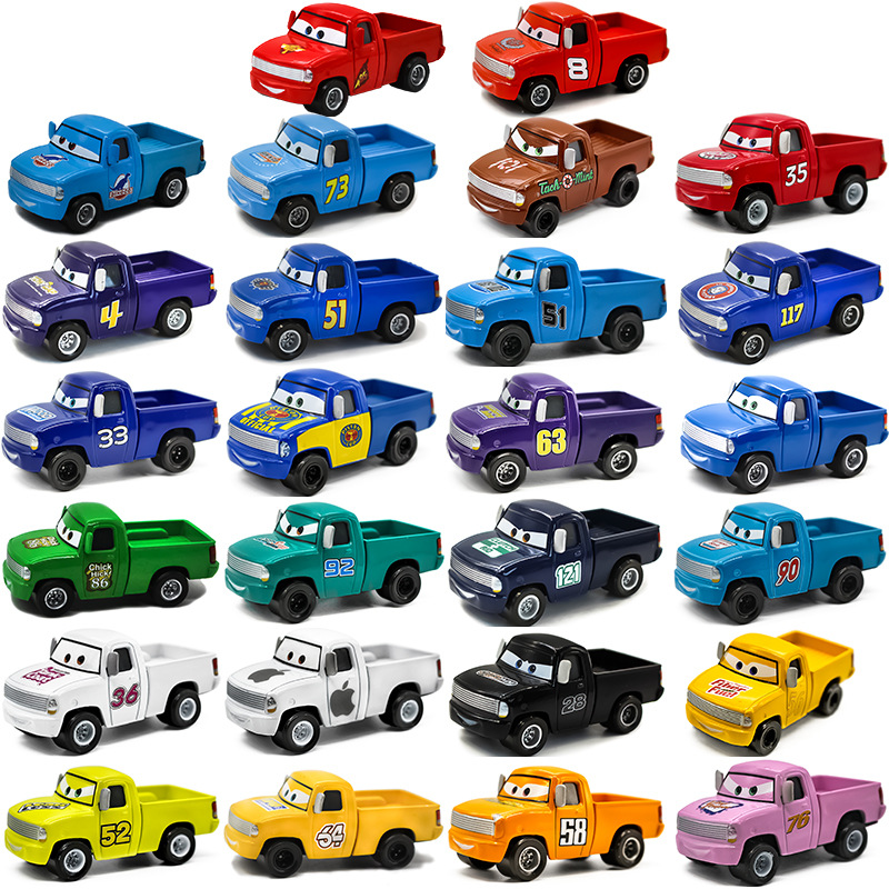 33 lotes mixtos de coches de carreras de aleación, movilización general, camionetas, coches de comando, colección de modelos de coches de juguete para niños