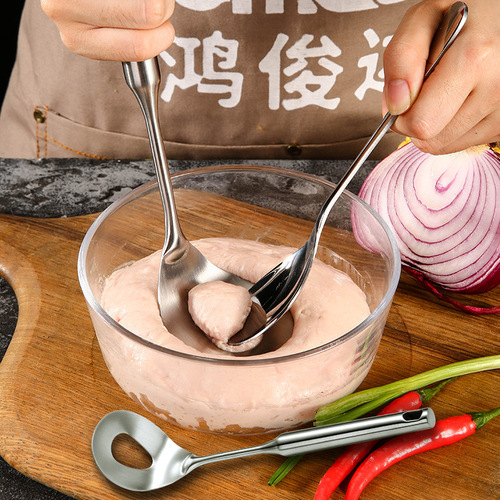 Wholesale meatball maker, 304 stainless steel meatball spoon, shrimp and fish ball maker, meatball squeezing tool