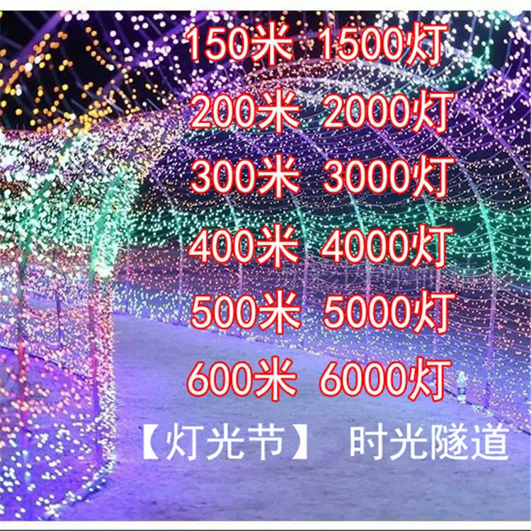 LED彩灯闪灯串灯满天星防水亮化工程酒店商场布置装饰灯星星灯串