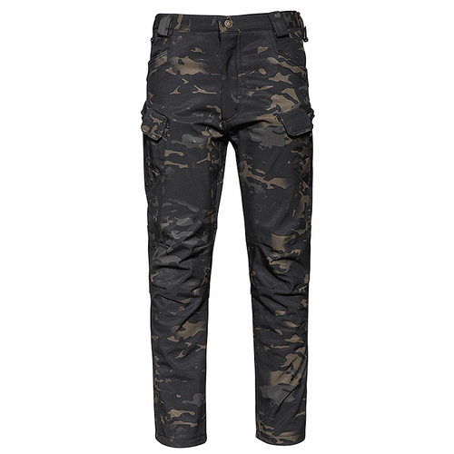 Archon IX7 soft shell plus velvet tactical trousers men's thickened warm waterproof military training pants outdoor overalls