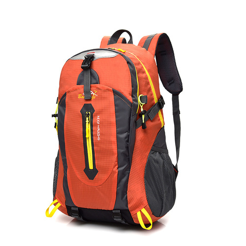 Bai Shi Qi 40L Waterproof Nylon Sports Hiking Backpack Travel Bag Fitness Dual Shoulder Bag Outdoor Adventure