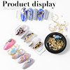 Mixed nail decoration, metal Japanese set, nail sequins for nails, accessory, wholesale