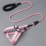 Тяжелая веревка может отрегулировать корни для собак, собачья веревка для питомца светодиодная веревка круглой веревки с задними бречками для приема пит -бретельки оптом