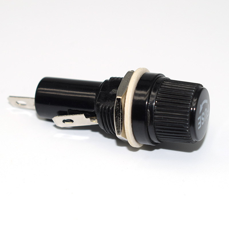 批发供应保险丝座6×30保险丝座 FUSE黑色13.5MM