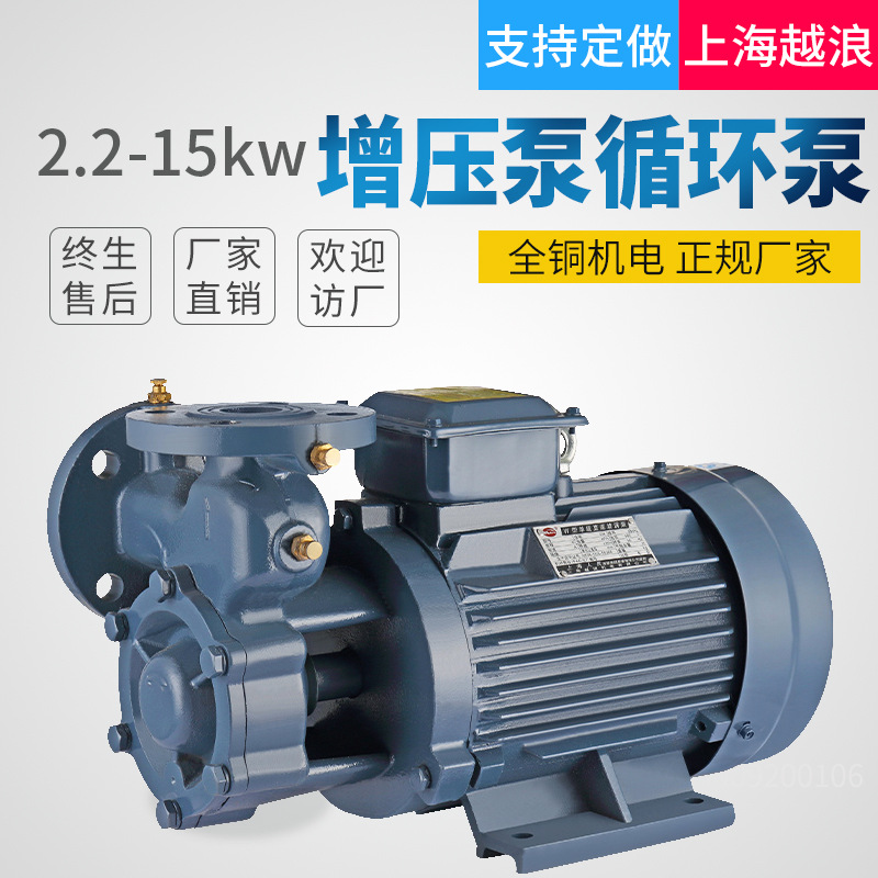 上海越浪W型单级直连式旋涡泵高温卧式锅炉给水泵高扬程旋涡泵
