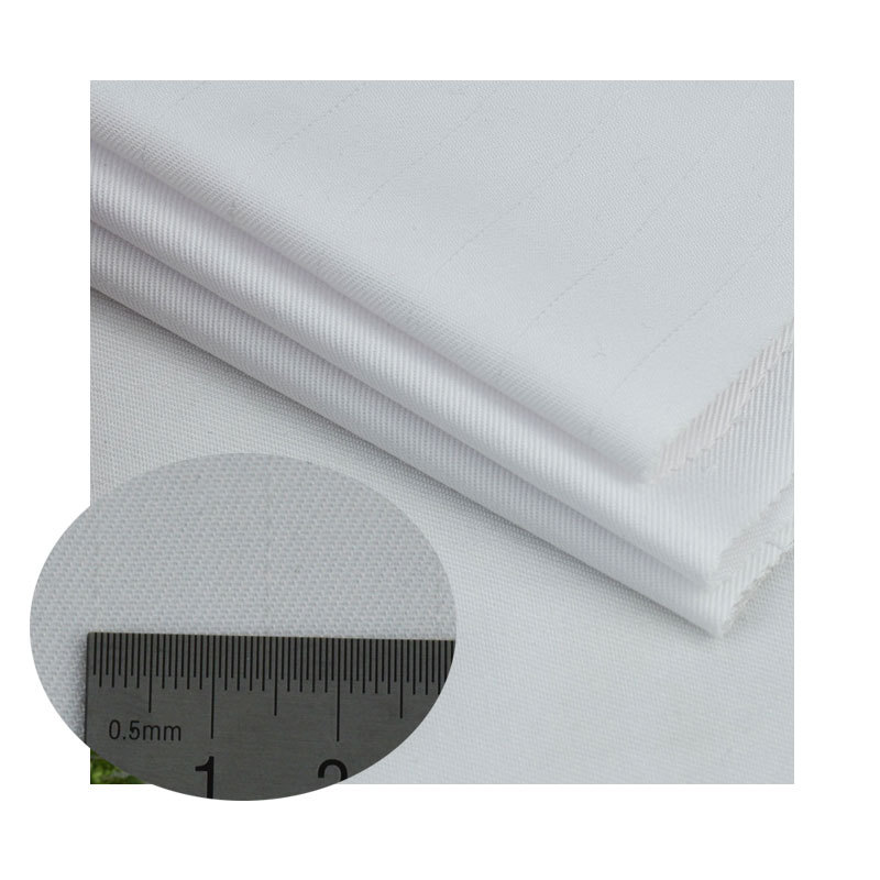T/C涤棉纱卡加防静电丝 加油站工厂防静电工作服工装面料