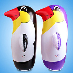 Cartoon large 70cm penguin tumbler wholesale children's toy tumbler children's inflatable toy street stall hot sale