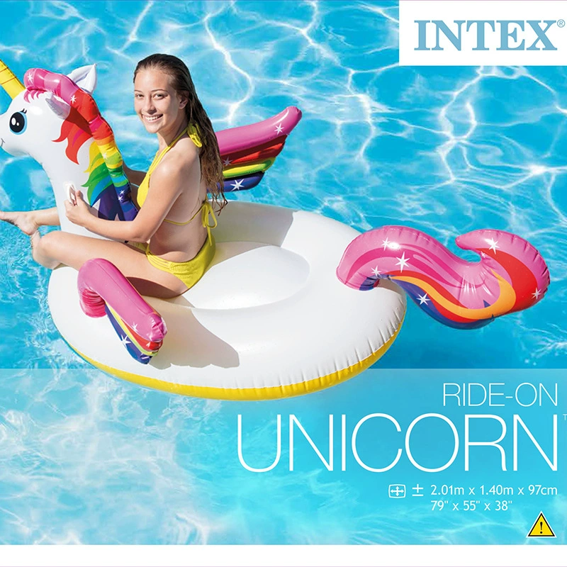 Intex, children's water inflatable swan, swimming ring