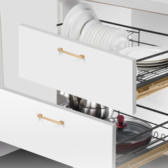 歐卡麗 櫥櫃廚房金色拉手 北歐簡約砂金拉手 柜子衣櫃門沙金拉手