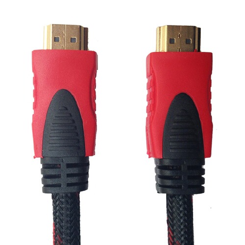 1.5m 3m 5m10m 1.4 version red and black network HDMI cable double magnetic ring computer connection TV cable