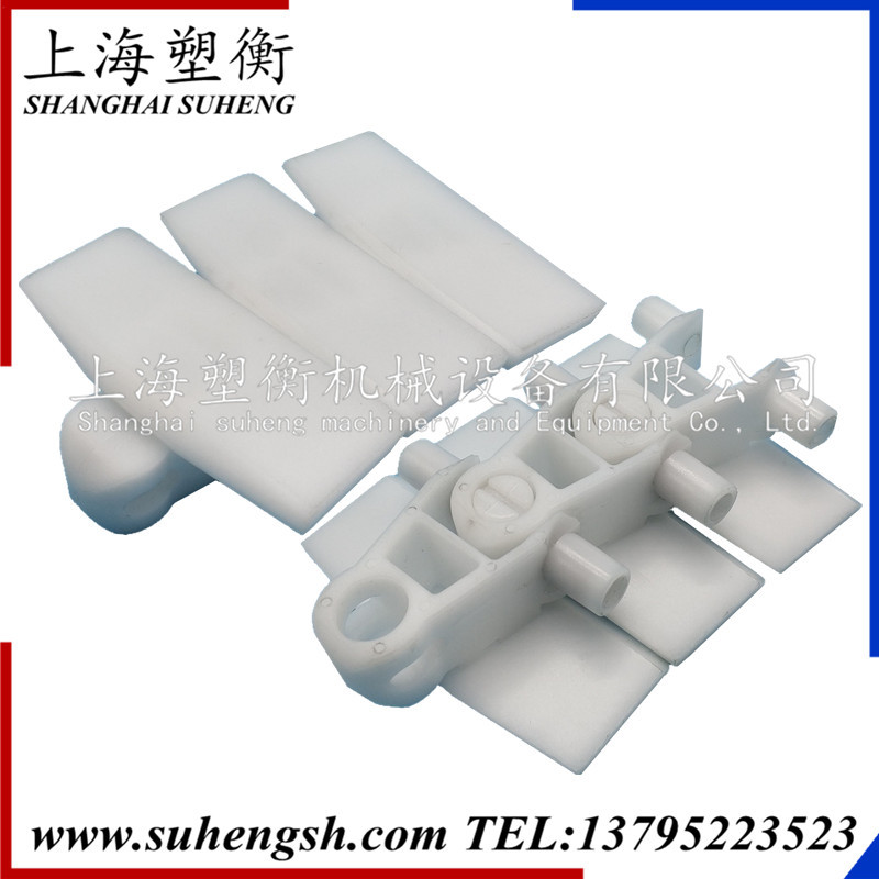 103柔性链 83平板链 转弯塑钢链板 月牙塑料板链  塑料链板