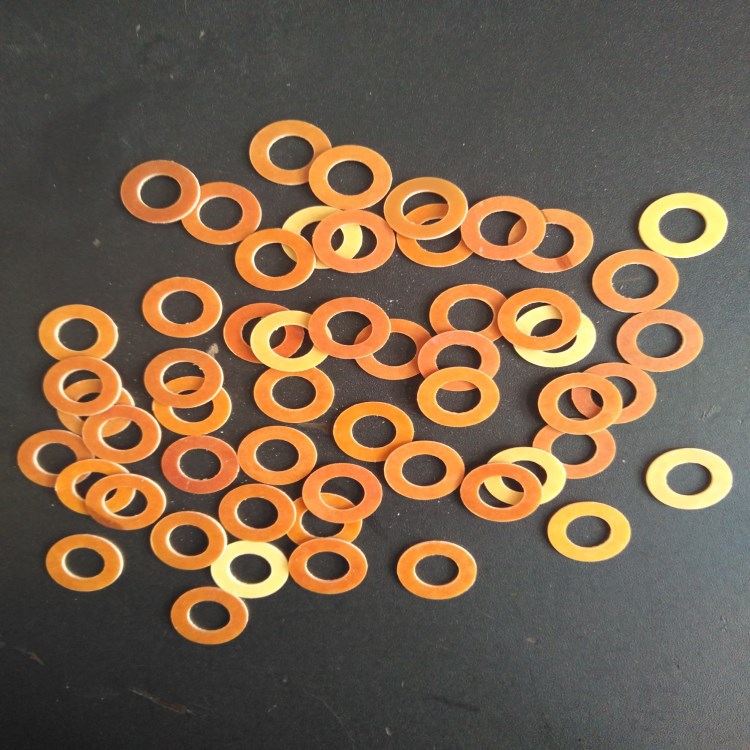 厂家直销电木绝缘环氧板垫圈介子垫片规格齐全来图可做耐高压