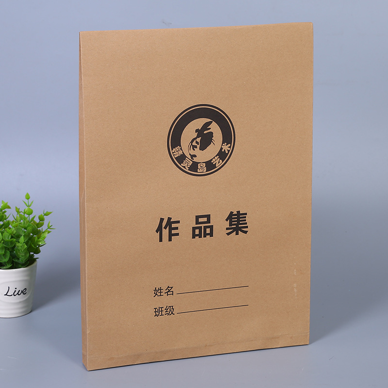 厂家供应儿童美术作品集收纳袋画室绘画作品收纳袋8K4K