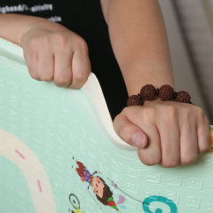 Manufacturer wholesale children's foam floor mat cartoon baby crawling mat folding xpe baby crawling mat thickened large size