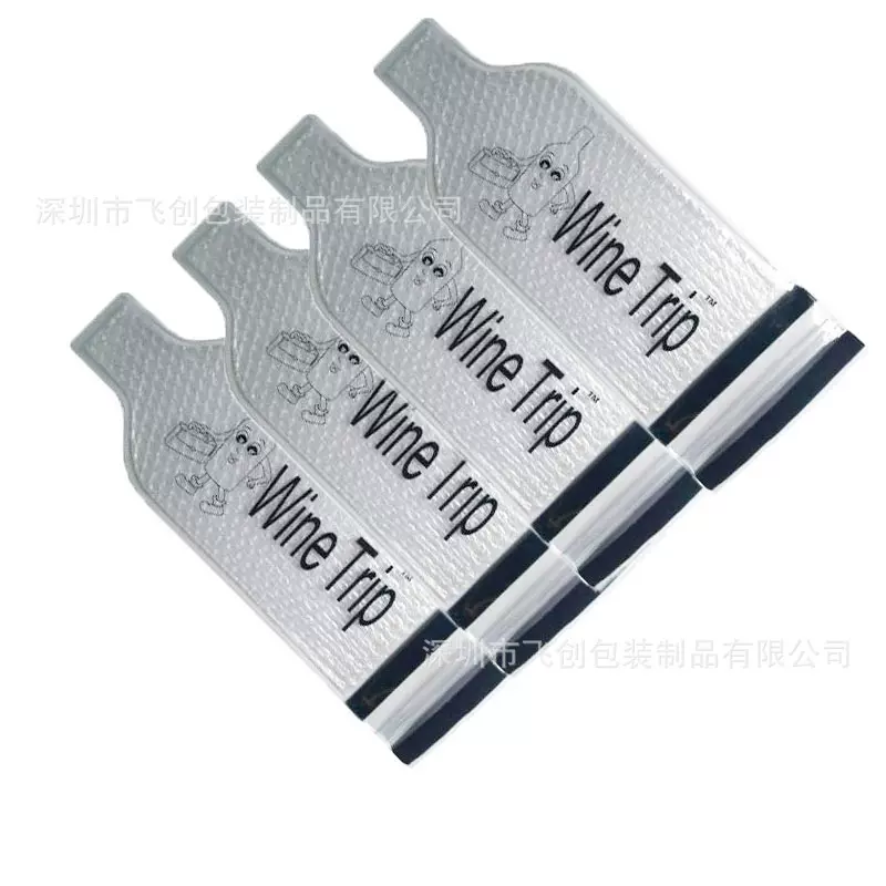 厂家4/6个装红酒保护袋酒瓶气泡袋 旅行红酒袋酒袋印logo