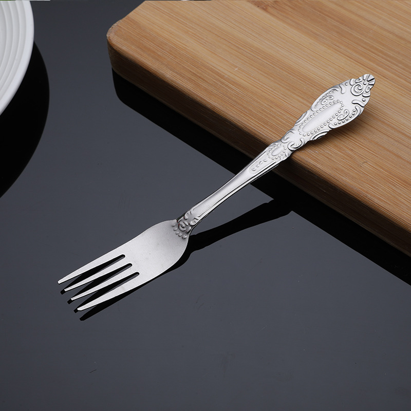 Doble agujero pequeño tenedor