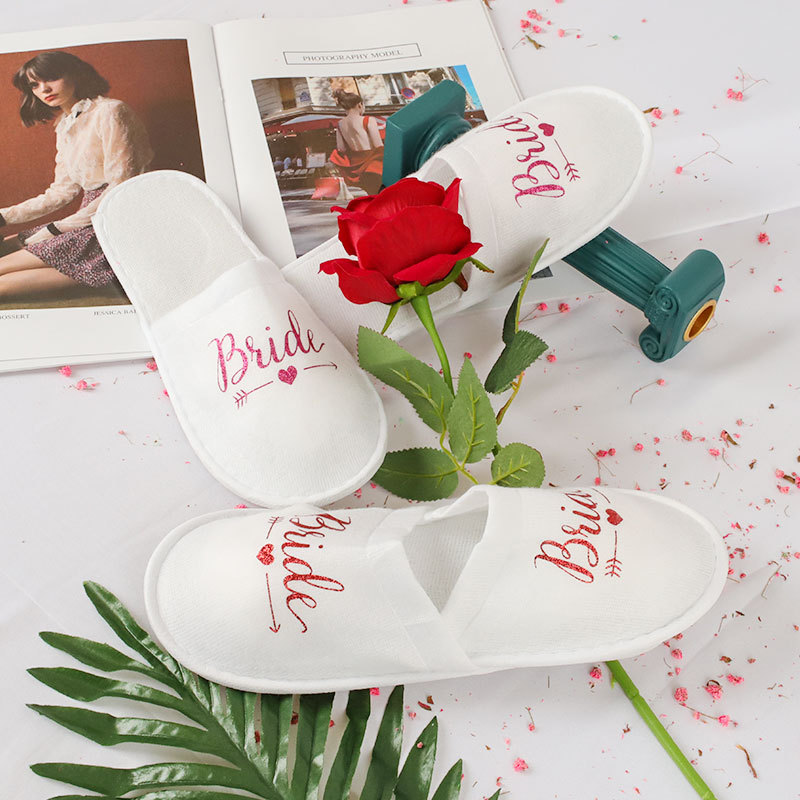 Zapatillas Desechables para Boda de Tela, Portátil, para Hotel y Fiestas