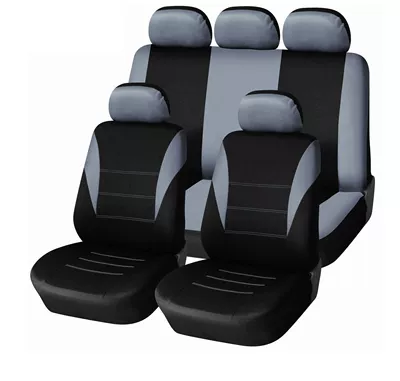 Universal seat cover, Universal Wing car seat cover - wings-grey-2-piece-set-single-seat-in-front-row