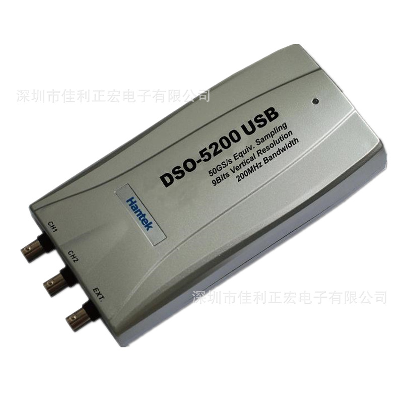 汉泰HANTEK DSO-5200 200Mhz 数字存储虚拟示波器