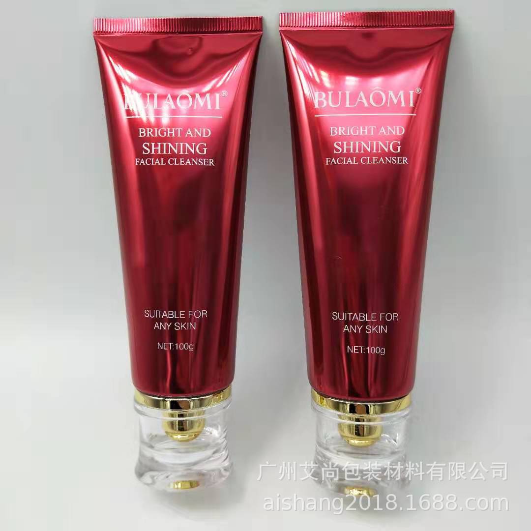 化妆品100g洗面奶 美白泥去角质啫喱新品上市 PE塑料包印厂家直销