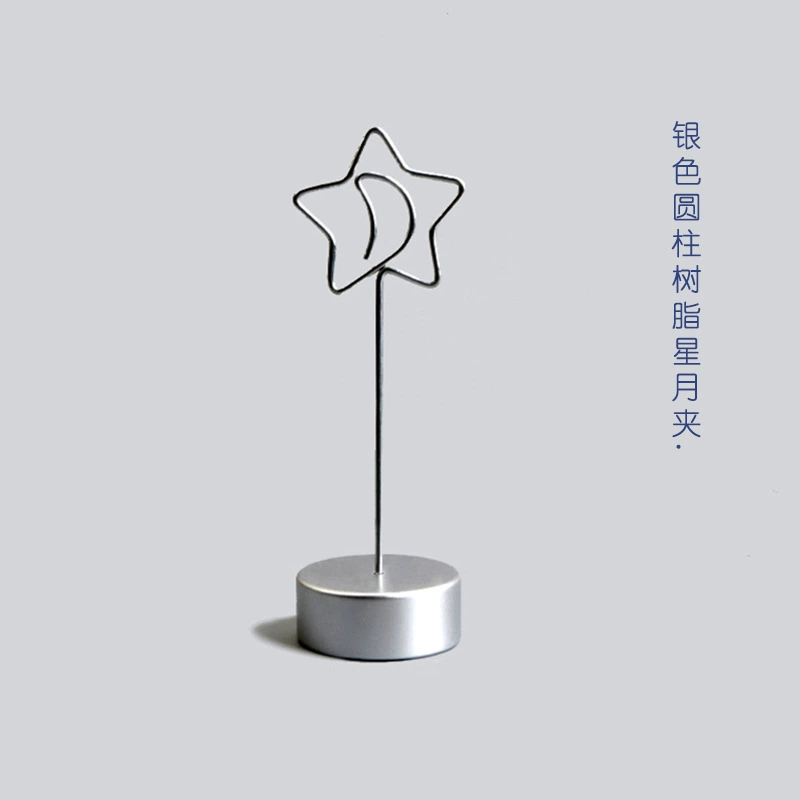 Cross-border hot-selling creative resin base business card holder desktop message clip memo clip factory direct supply
