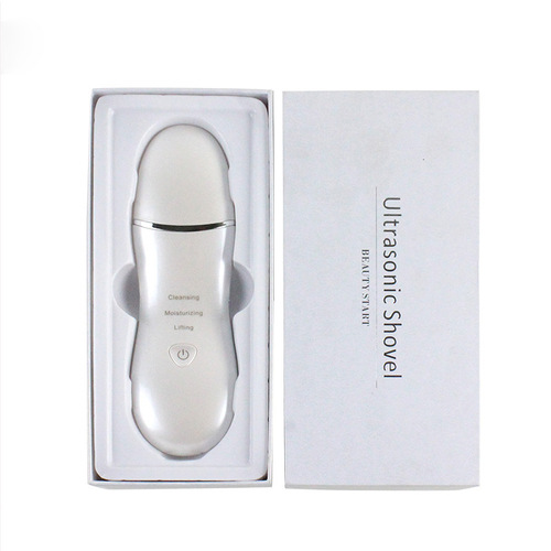 Cross-border ultrasonic peeling machine household electric negative ion blackhead spatula beauty instrument facial pore cleaning instrument