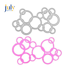 scrapbookDIY刀模碳鋼刀模刀模壓花刀模切割模版大泡泡背景