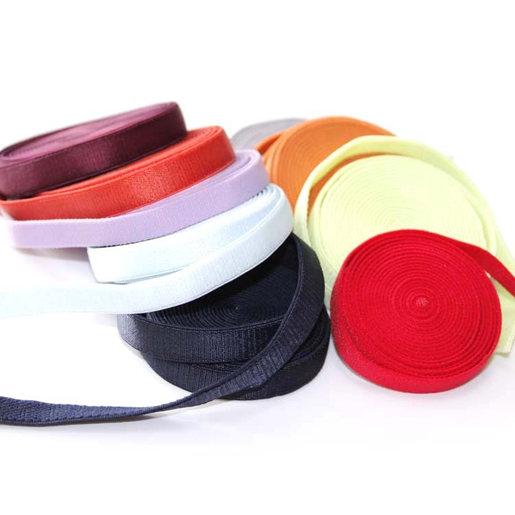 厂家生产尼龙肩带1cm文胸弹力橡筋内衣肩带鬆緊 服装辅料彩色松紧