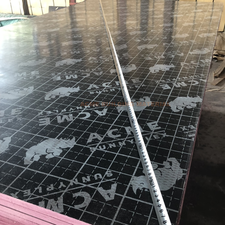 Plantilla de construcción de alta calidad, ingeniería de sitios de construcción, tablero de ingeniería de madera contrachapada, tablero multicapa impermeable, tablero completo de madera