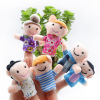 Plush toy, hand puppet, family finger puppet for kindergarten, early education, teaching toy