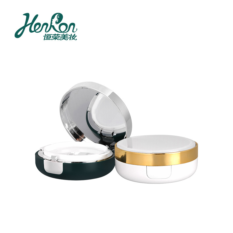 厂家直供新款气垫CC霜盒粉饼粉扑气垫化妆品盒包材可印logo