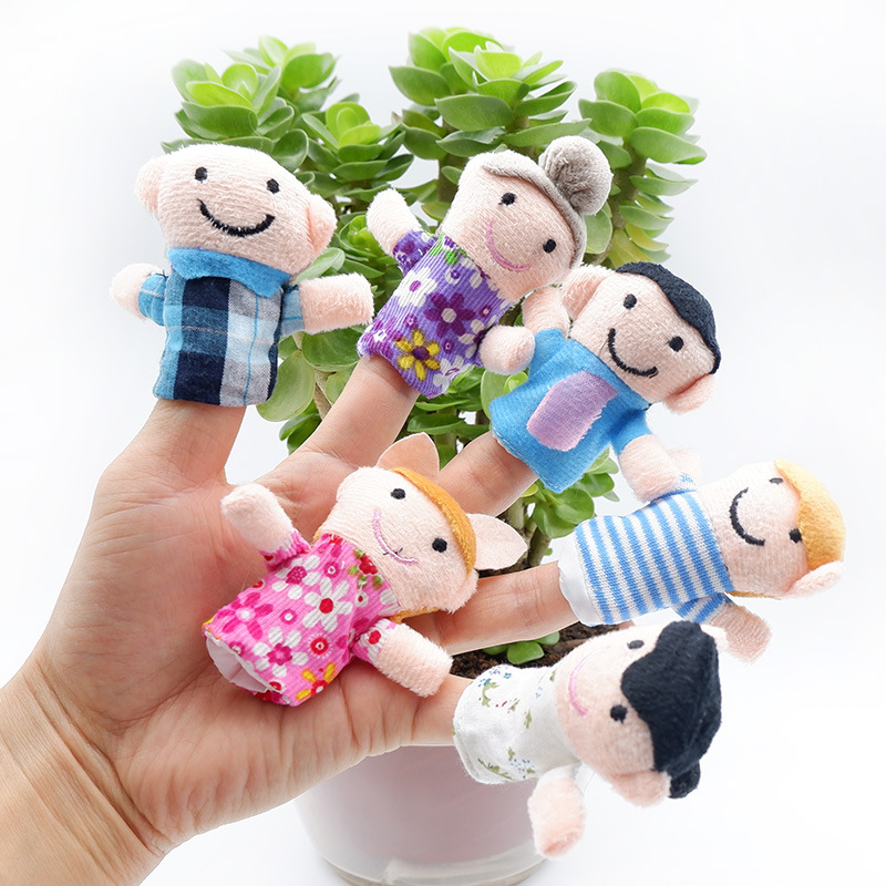 Plush Doll Finger Doll Mini Small Animal Palm Doll Toy Parent-Child Interactive Baby Soothing Doll